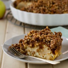 Apple Pie with Almond Nut Topping - Recipe photo by ktphotogirl