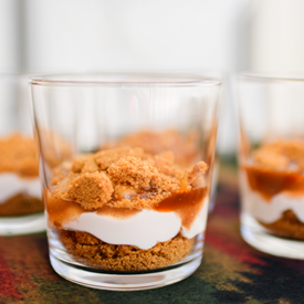 Caramel Apple Pie Parfaits - Recipe photo by Savvy Sassy Moms