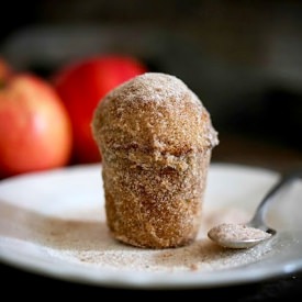 Apple Donut Muffins - Recipe photo by Feasting at Home