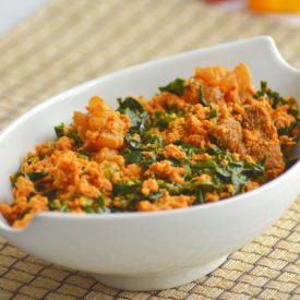 Melon Seeds (Efo Elegusi) Soup - Recipe photo by TasteOfNigeria