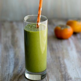 Persimmon Date Green Smoothie - Recipe photo by PineappleandCoconut