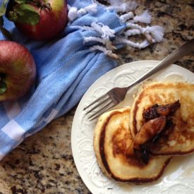Buttermilk Pancakes with Apples - Recipe photo by cassieskitchen