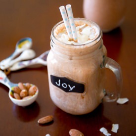 Skinny Almond Joy Milkshakes - Recipe photo by sallysbakingaddiction