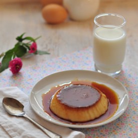 Salted Caramel Flan - Recipe photo by FloridaMilk