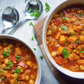 Sweet Potato and Chana Dahl Soup - Recipe photo by Abbes Cooking Antics