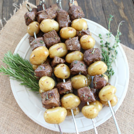 Rosemary Steak Skewers - Recipe photo by Whitney Bond