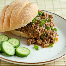 Peanut Butter Sloppy Joes - Recipe photo by peanutbutterco