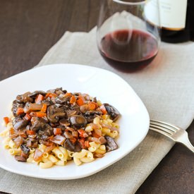 Vegan Mushroom Bourguignon - Recipe photo by making thyme for health