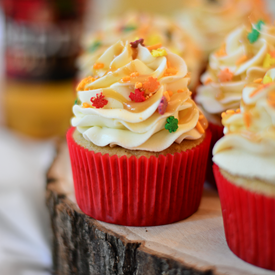 Caramel Apple Ale Cupcakes - Recipe photo by bethcakes