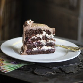 Sour Cream Black Forest Cake - Recipe photo by hotlyspiced