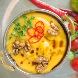 Pumpkin Soup with Tomatoes - Recipe photo by Proven Kitchen