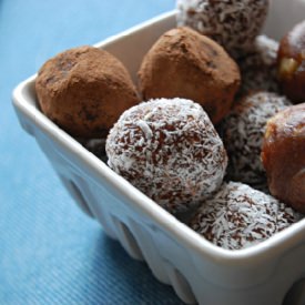 Date Truffles - Recipe photo by uprootfromor