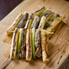 Beef and Rice Cake Skewers - Recipe photo by beyondkimchee