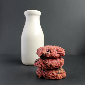 Beetroot Chocolate Chunk Cookies - Recipe photo by veggie desserts