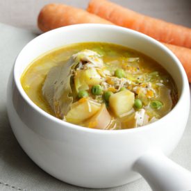 Chicken Soup With Green Peas - Recipe photo by withanopenmind
