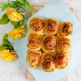 Italian Cheese and Herbs Pinwheel - Recipe photo by foodiebaker