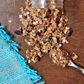 Coconut Cardamon Granola - Recipe photo by myjerusalemkitchen