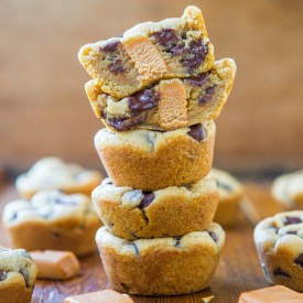 Caramel-Stuffed Choc Chip Cookies - Recipe photo by Averie