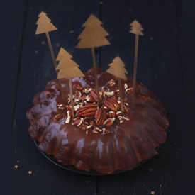 Sweet Potatoes and Pecan Cake - Recipe photo by Fraiseetbasilic