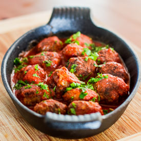 Spicy Ricotta Meatballs - Recipe photo by jocooks