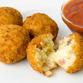 Thyme and Prosciutto Arancini - Recipe photo by Delirium Trigger