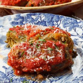 Stuffed Cabbage Rolls with Farro - Recipe photo by The Garum Factory