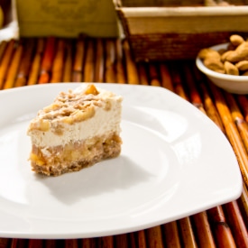 Raw Caramel Apple Cheezecake - Recipe photo by Cucina Libera