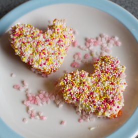 Heart Shaped Rice Krispie Cookies - Recipe photo by bespoke-bride