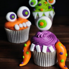 D.I.Y Monster Cupcakes - Recipe photo by JuniperCakery