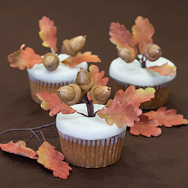 Beautiful Autumn Leaves with Acorn - Recipe photo by bobbiebakes