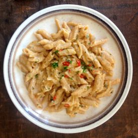 Budget Creamy Salmon Pasta - Recipe photo by MeccaGBC