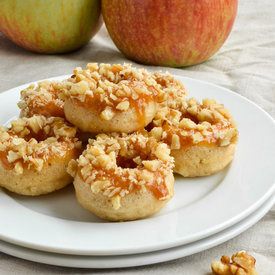 Caramel Candy Apple Mini Doughnuts - Recipe photo by shebakeshere