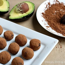Chocolate Avocado Truffles - Recipe photo by DesignDiningAndDiapers