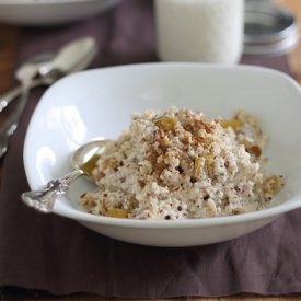Apple Nut Porridge - Recipe photo by Running to the Kitchen