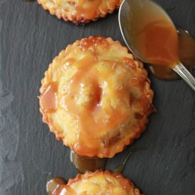 Caramel Sea Salt Mini Apple Pies - Recipe photo by kneadtocook