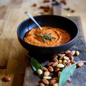 Romesco Sauce - Recipe photo by Feasting at Home