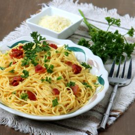 Spaghetti alla Carbonara - Recipe photo by manilaspoon
