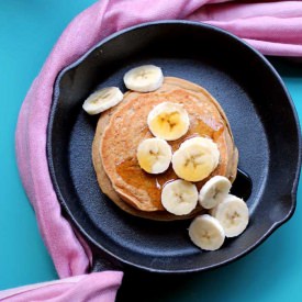 Peanut Butter Cookie Pancakes - Recipe photo by pancakeprincess