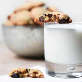 Fluffy Pumpkin Choco Chip Cookies - Recipe photo by ringfingertanline