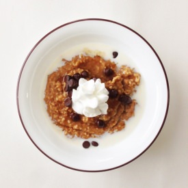 Crock Pot Pumpkin Spice Oatmeal - Recipe photo by TheSkinnyFork