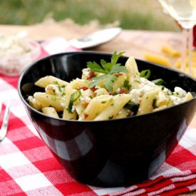 Pasta with Blue Cheese and Bacon - Recipe photo by CouponClippingCook