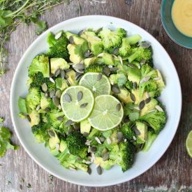 Broccoli, Avocado and Lime Salad - Recipe photo by deliciouslyella