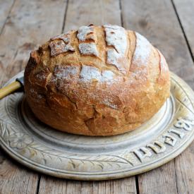 Rustic French Boule (Bread) - Recipe photo by Lavender and Lovage
