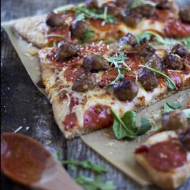 3-Meat Pizza - Recipe photo by Stiers Aesthetic