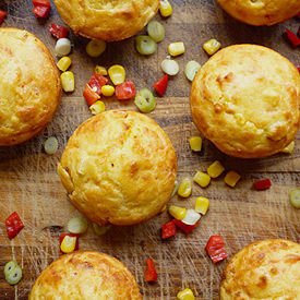 Mexican Cornbread Muffins - Recipe photo by Abbes Cooking Antics
