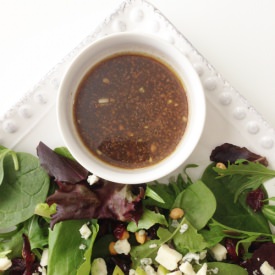 Skinny Balsamic Vinaigrette - Recipe photo by TheSkinnyFork