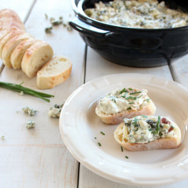 Blue Cheese Bacon Spinach Dip - Recipe photo by Whitney Bond