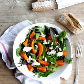 Roasted Squash and Mozzarella Salad - Recipe photo by minta