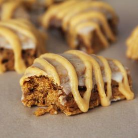 Mini Glazed Pumpkin Scones - Recipe photo by fairlynerdy
