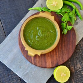 Mint-Coriander Chutney - Recipe photo by cubesnjuliennes